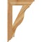 Ekena Millwork Funston Traditional Rough Sawn Bracket, Western Red Cedar, 4"W x 22"D x 34"H BKT04X22X34FST01RWR - alternate 2